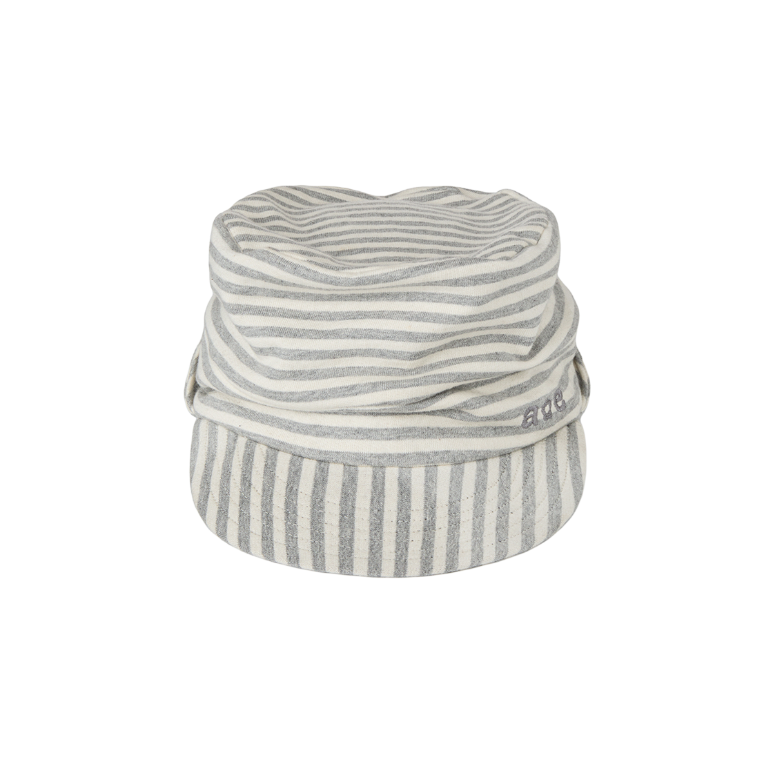 에이이에이이 스트라이프 파일드 캡 그레이(AEAE Stripe Piled Cap Grey)