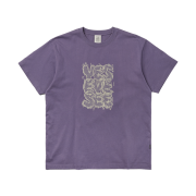 [더블적립]YESEYESEE C-Logo Dot Tee Light Purple