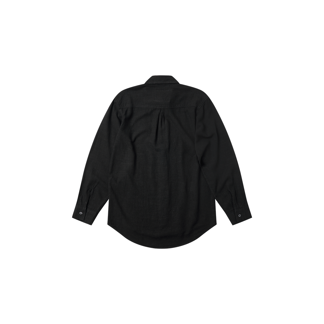 플랫웨이브 인 서울 로엔 린넨 롱슬리브 셔츠 블랙(Flatwave in Seoul Loen Linen Longsleeve Shirt Black) - 2