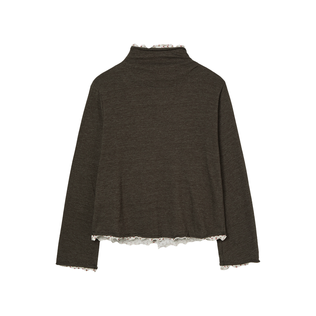 [오프라인 전용] 에이이에이이 우먼 레이어드 가디건 카키 - 26SS([오프라인 전용] AEAE Women Layered Cardigan Khaki - 26SS) - 2