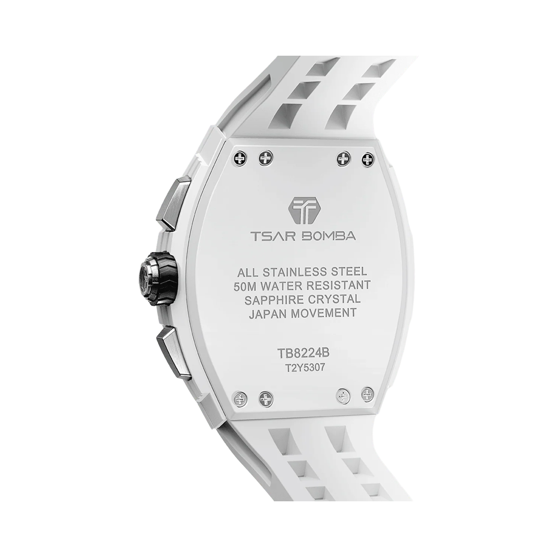 차르봄바 엘리멘탈 바이오세라믹 크로노그래프 캘린더 쿼츠 TB8224B-01 화이트(Tsar Bomba Elemental Bioceramic Chronograph Calendar Quartz TB8224B-01 White) - 2