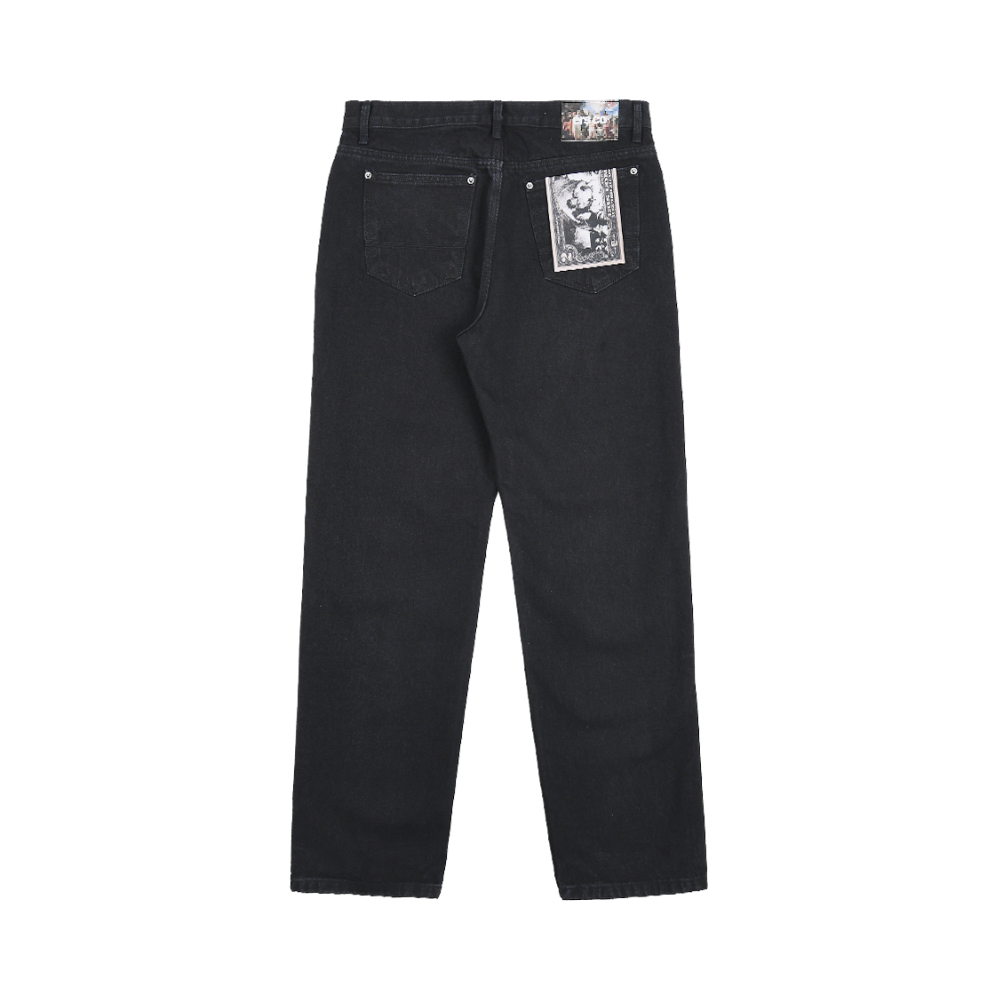 이알에스코 스트레이트 진 블랙(ersco Straight Jeans Black)