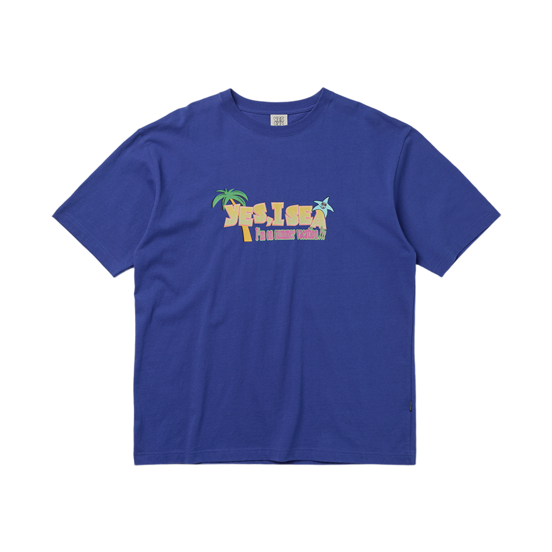 [더블적립]예스아이씨 예스 아이 씨 티셔츠 블루([더블적립]YESEYESEE Yes I Sea Tee Blue)