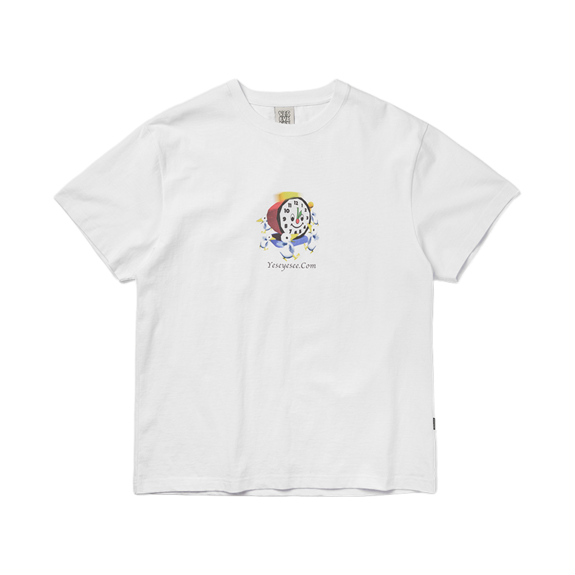 [더블적립]예스아이씨 예스 웨이크업 티셔츠 화이트([더블적립]YESEYESEE Y.E.S Wake up Tee White)