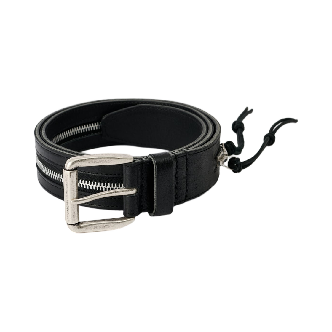 아워레가시 지퍼 벨트 말러블 블랙 불 히데(Our Legacy Zipped Belt Malleable Black Bull Hide) - 1