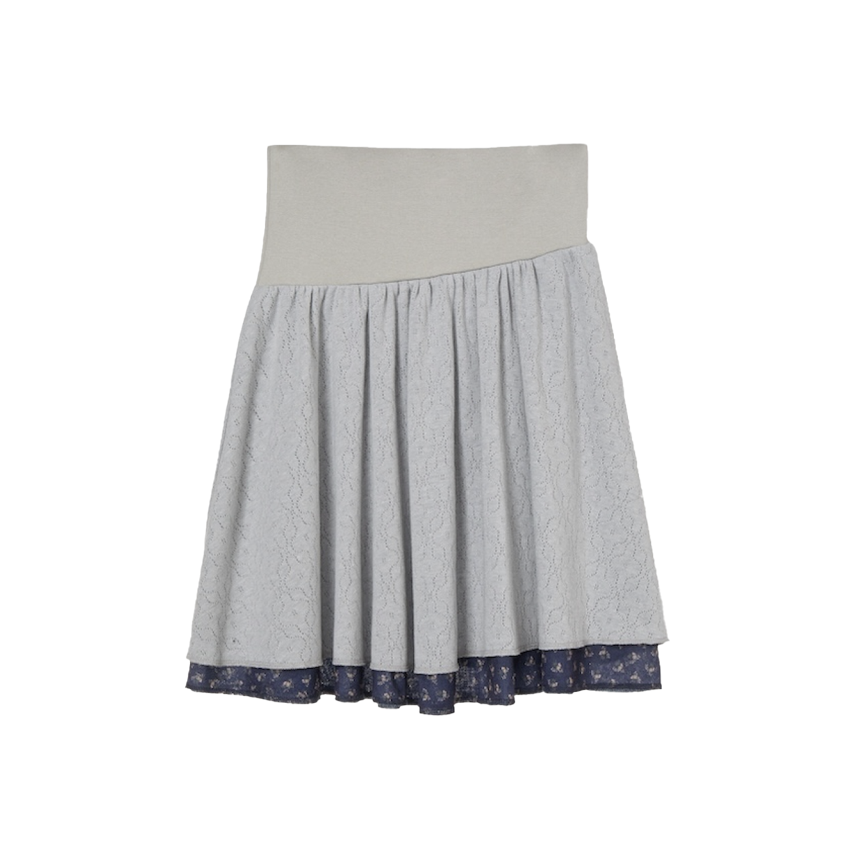 [오프라인 전용] 에이이에이이 우먼 레이어드 스커트 그레이 - 26SS([오프라인 전용] AEAE Women Layered Skirt Grey - 26SS) - 2