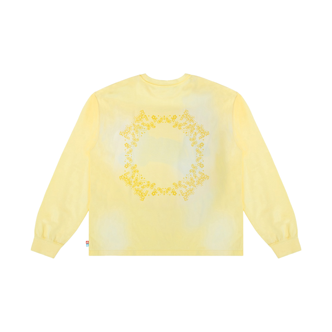 반디 더 핑크 스터드 로고 페이즐리 워시드 옐로우(Vandy The Pink Stud Logo Paisley Washed Yellow) - 2