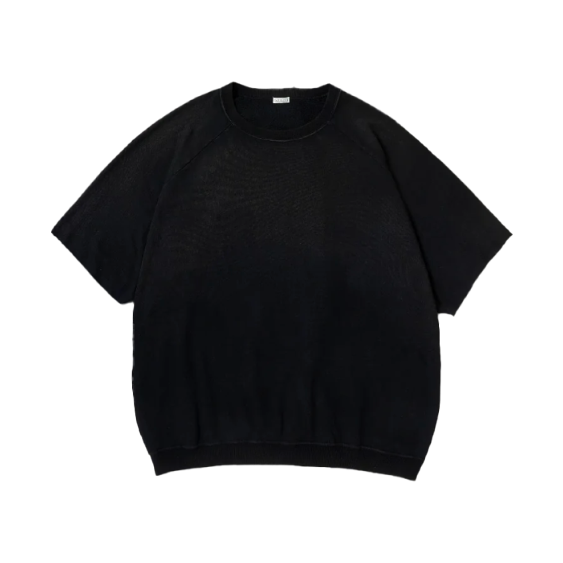 아프레쎄 빈티지 라이트 웨이트 숏슬리브 스웨트셔츠 블랙 - 26SS(A.Presse Vintage Light Weight S/S Sweatshirt Black - 26SS)
