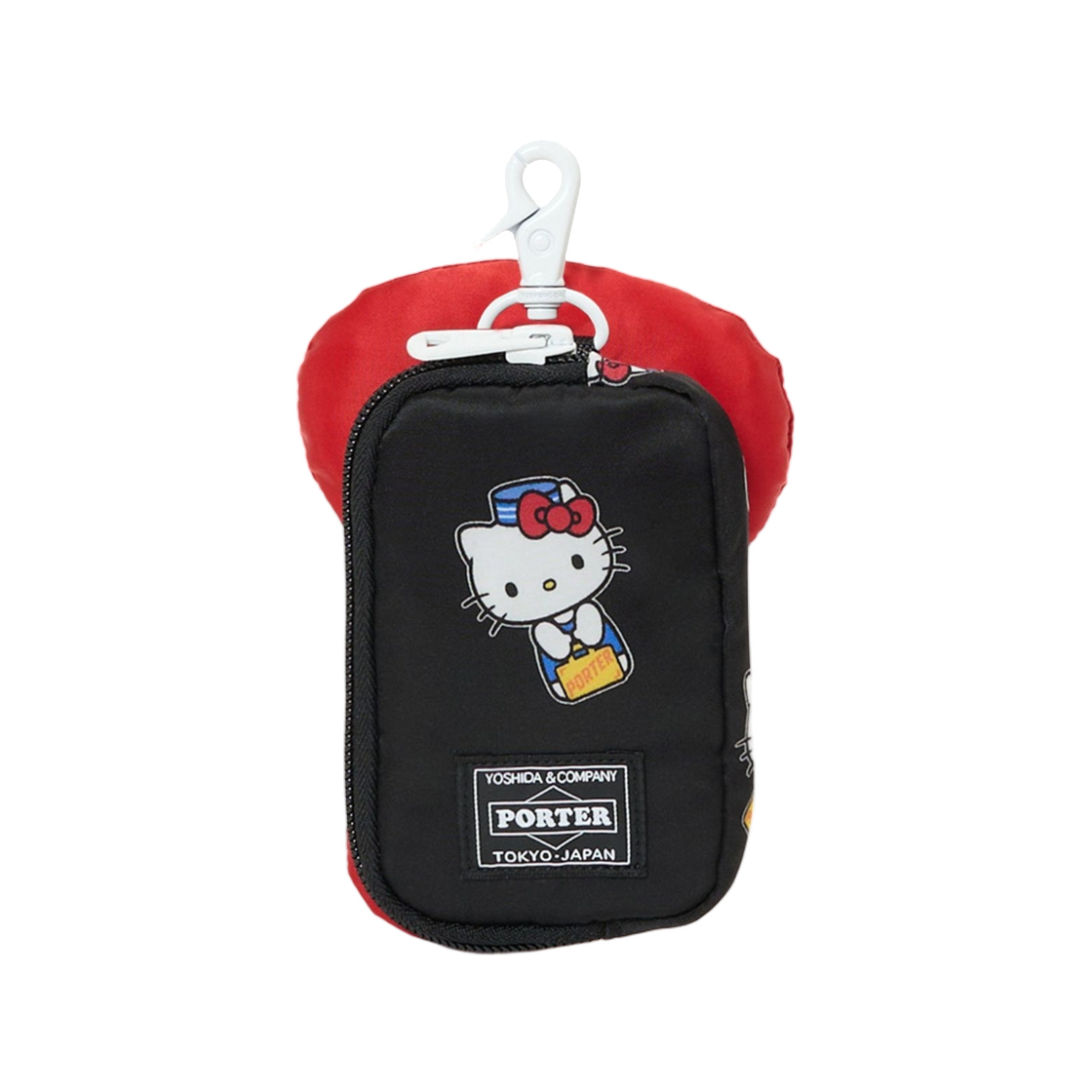 포터 x 헬로 키티 멀티 파우치 블랙