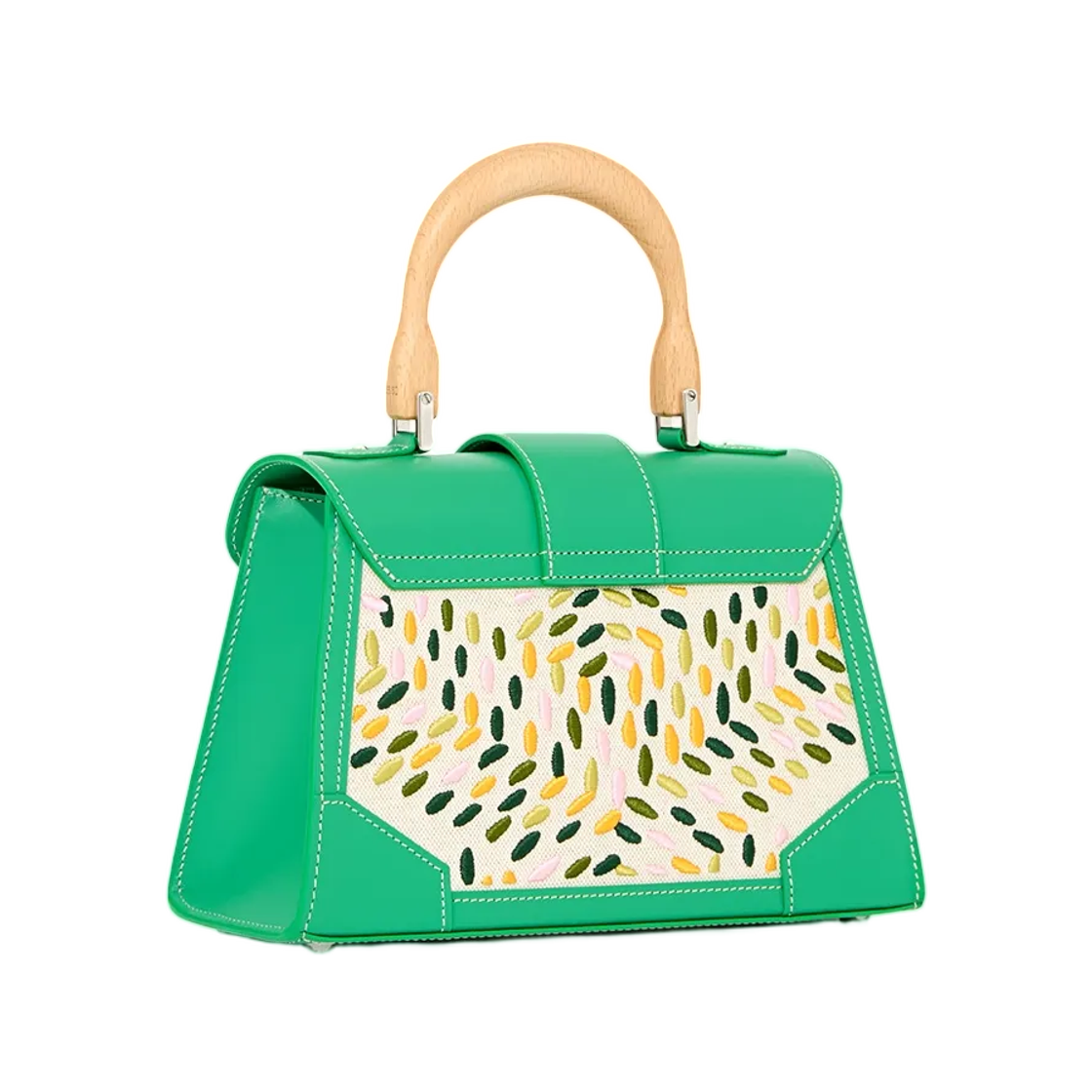 고야드 사이공 스트럭처 미니 백 엠브로이더리 메도우 그린(Goyard Saigon Structured Mini Bag Embroidery Meadow Green) - 2