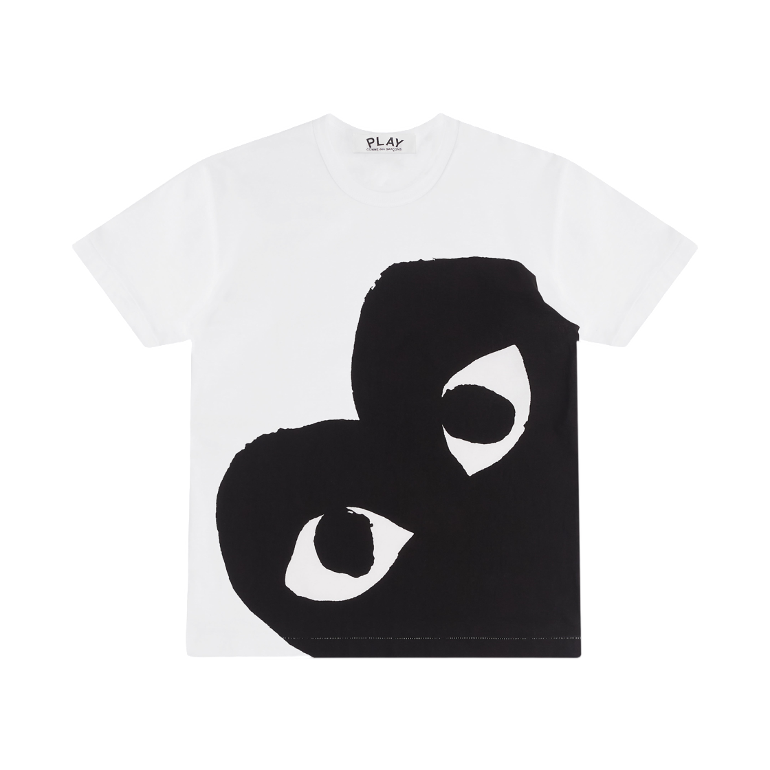 AX-T347-051-1 Play Comme des Garcons Big Black Heart T-Shirt White