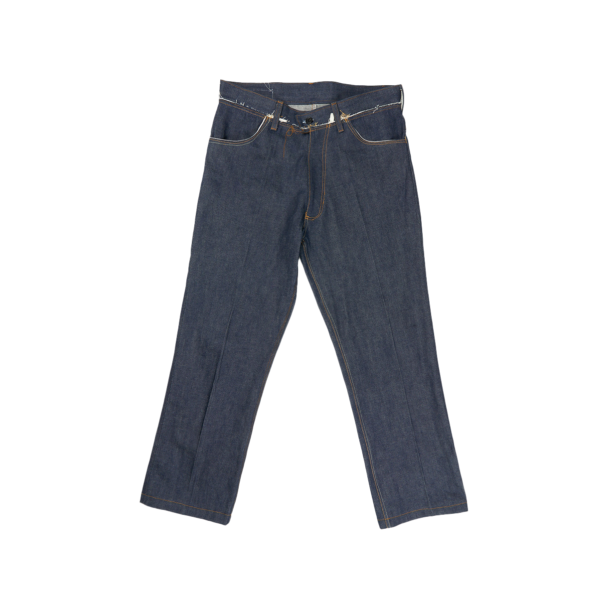 카미엘 포트젠스 슬림 슬랙 로우 데님 블루 - 26SS(Camiel Fortgens Slim Slack Raw Denim Blue - 26SS) - 1