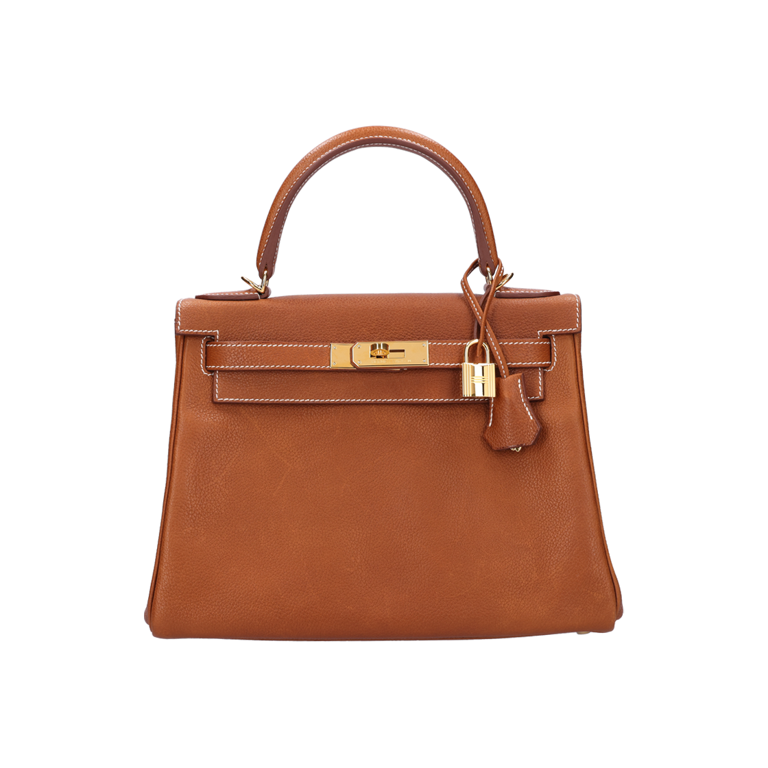 IT3T93MM4BWL Hermes Kelly 28 Bag in Barenia Gold with W Engraving