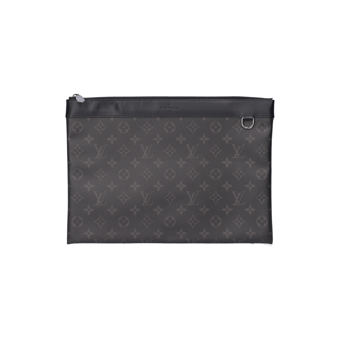 ITF96ABU32LV Louis Vuitton Discovery Clutch in Black Leather Canvas