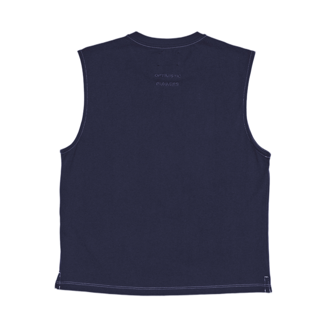 옵티미스틱 러너스 코튼 크롭 탱크 탑 블루베리(Optimistic Runners Cotton Crop Tank Top Blueberry) - 2