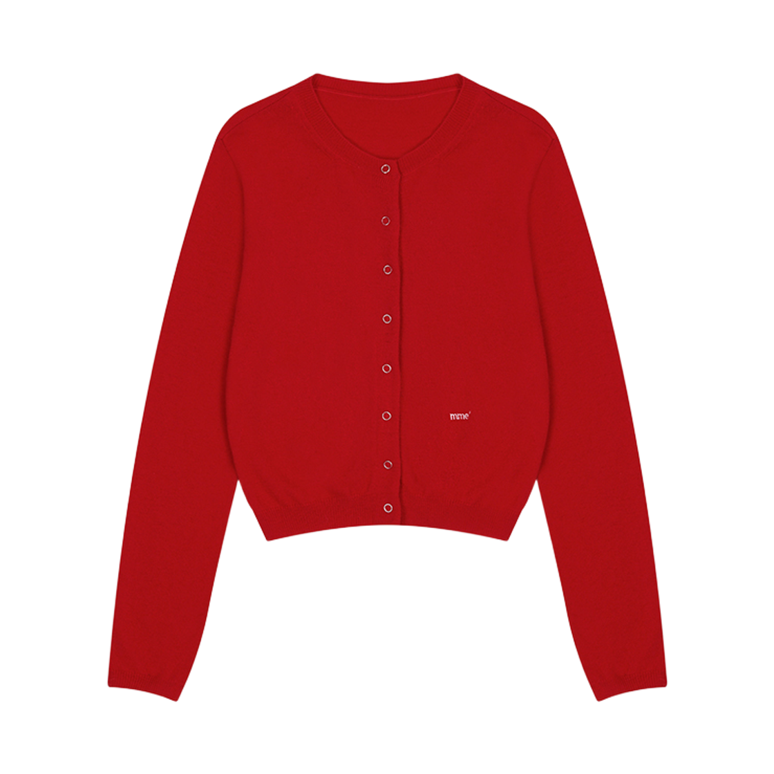 00073 Murmure Your Cashmere Wool Knit Cardigan Red