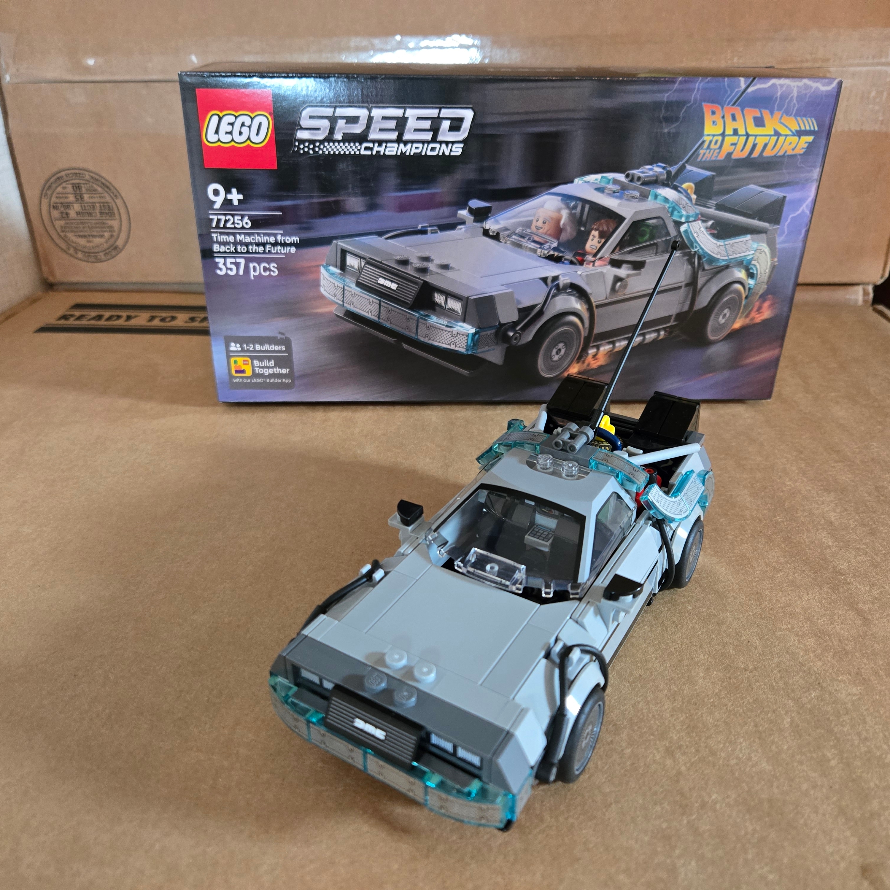 Lego Speed Champions Time Machine from Back to the Future 착용 스타일 - 1
