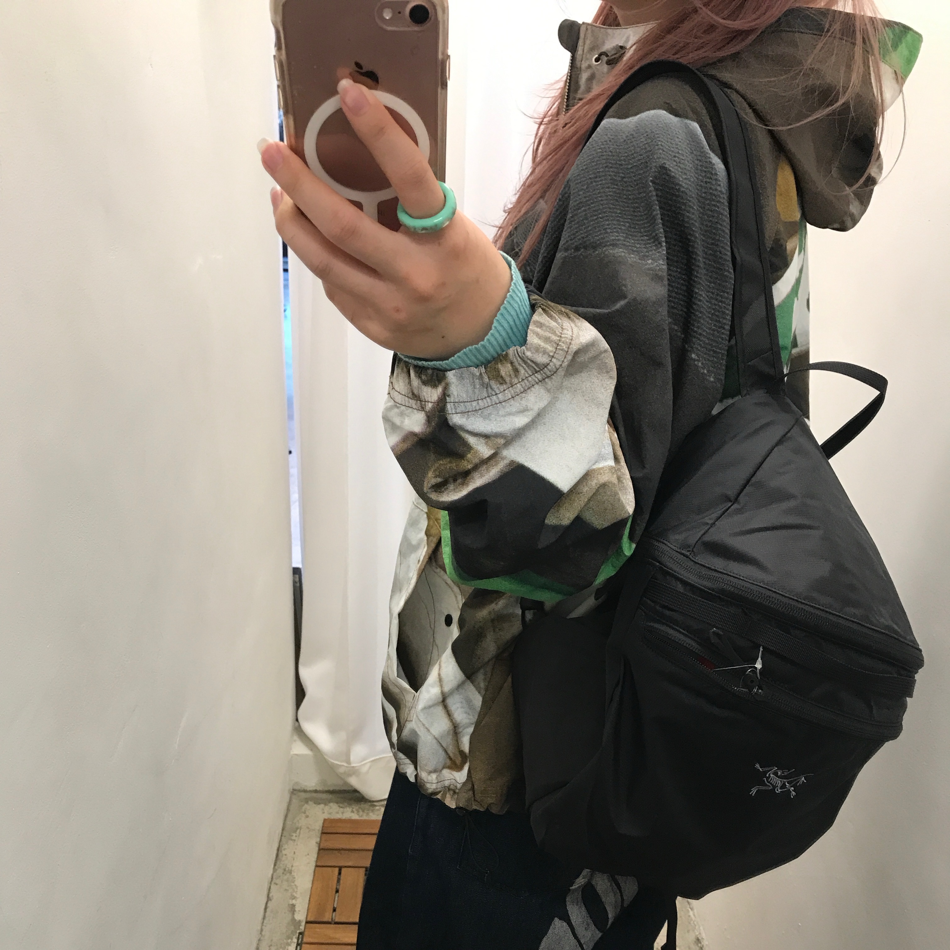 Supreme Military Camp Cap Green Camo - 25FW, Stussy Beach Shell Baja Print Multi 착용 스타일 - 2