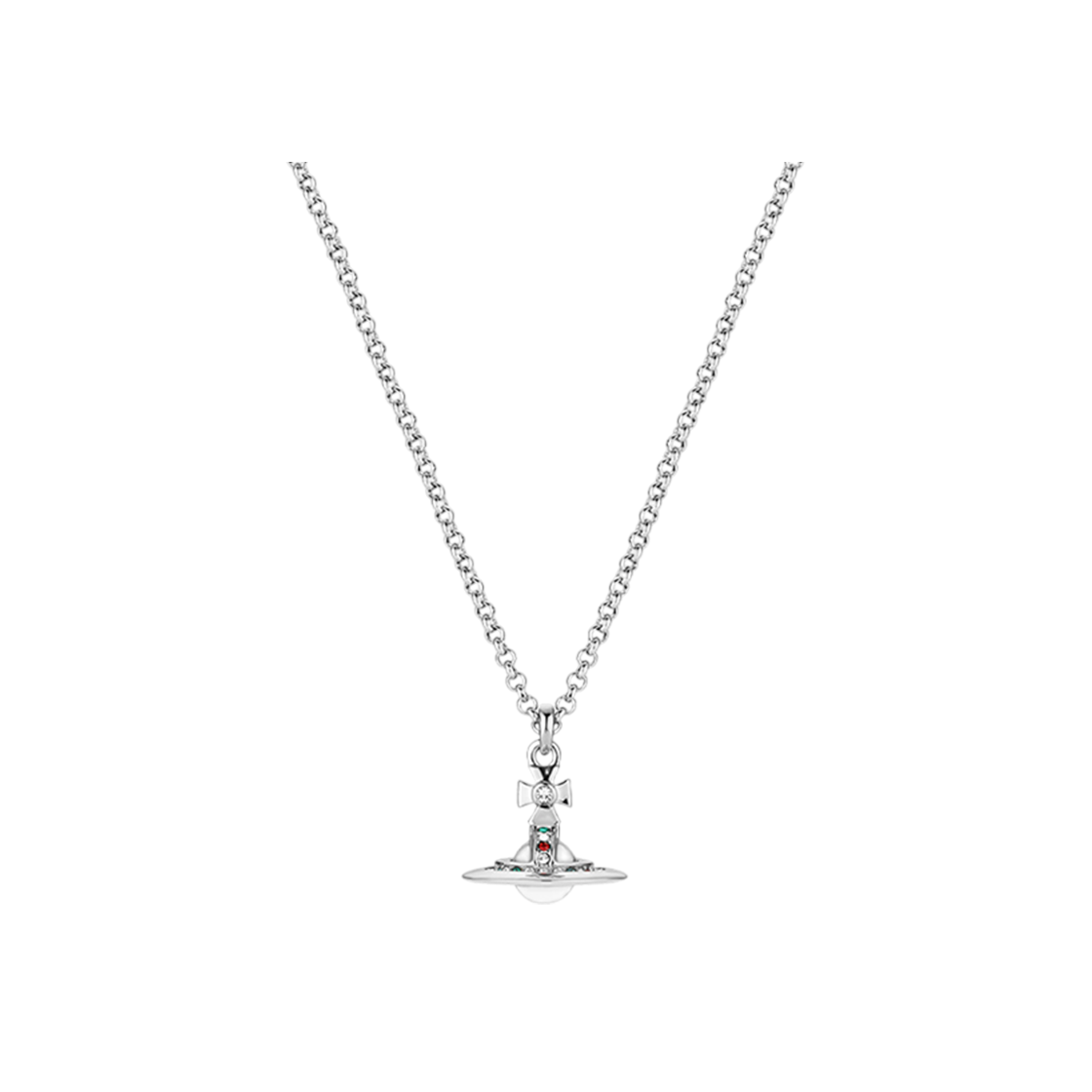 63020098 02P019 [20% 쿠폰] Vivienne Westwood New Petite Orb Pendant Silver