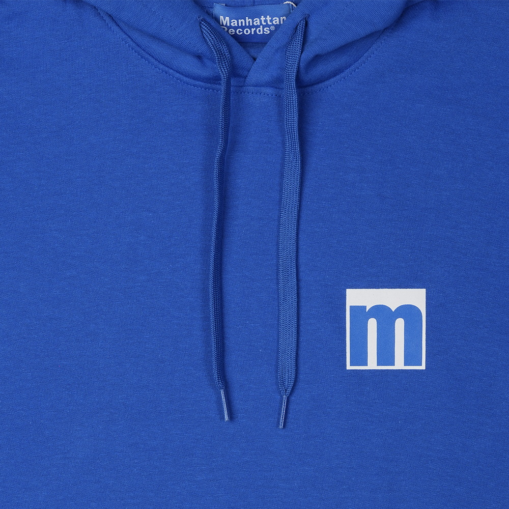 맨하탄 레코즈 플래그쉽 로고 후디 - 블루(Manhattan Records Flagship Logo Hoodie - Blue) - 4