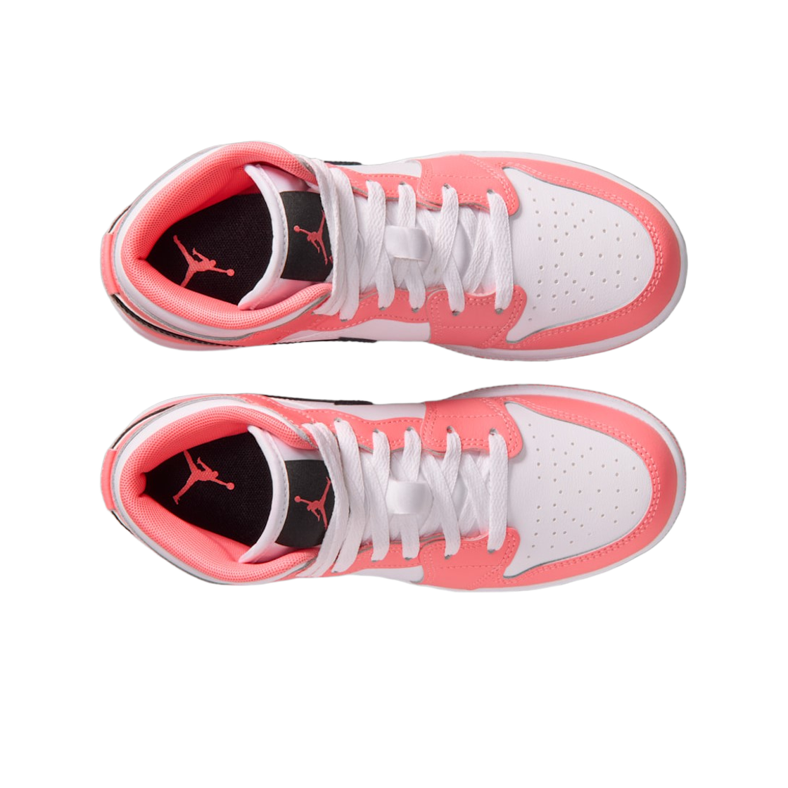(GS) 조던 1 미드 핑크 게이즈 화이트((GS) Jordan 1 Mid Pink Gaze White) - 2