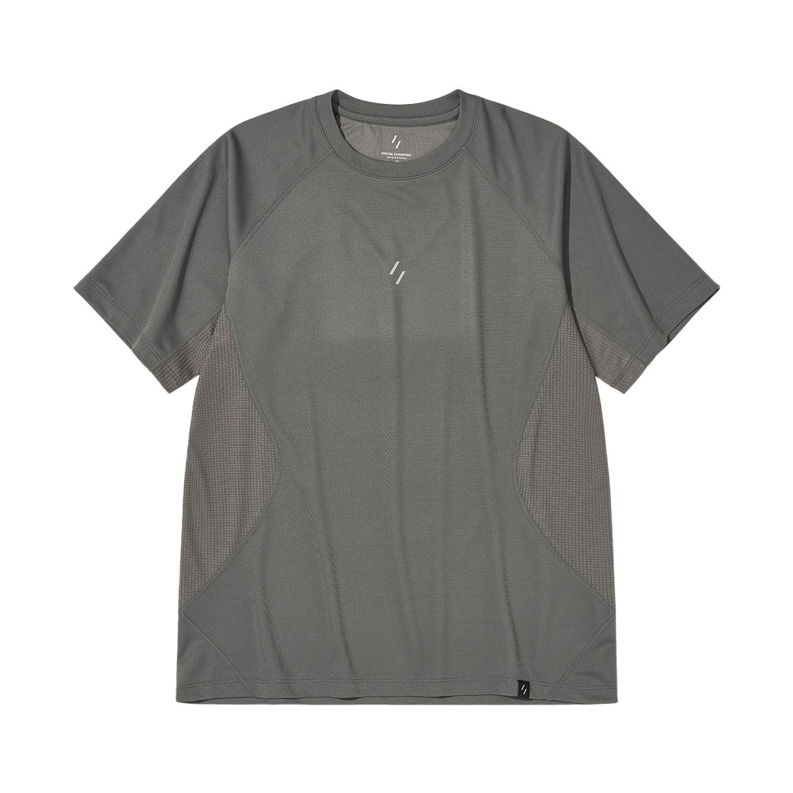 웰터 익스페리먼트 하이드라퓨즈 메쉬 티셔츠 그레이(WELTER EXPERIMENT Hydrafuse Mesh T-Shirt Gray)