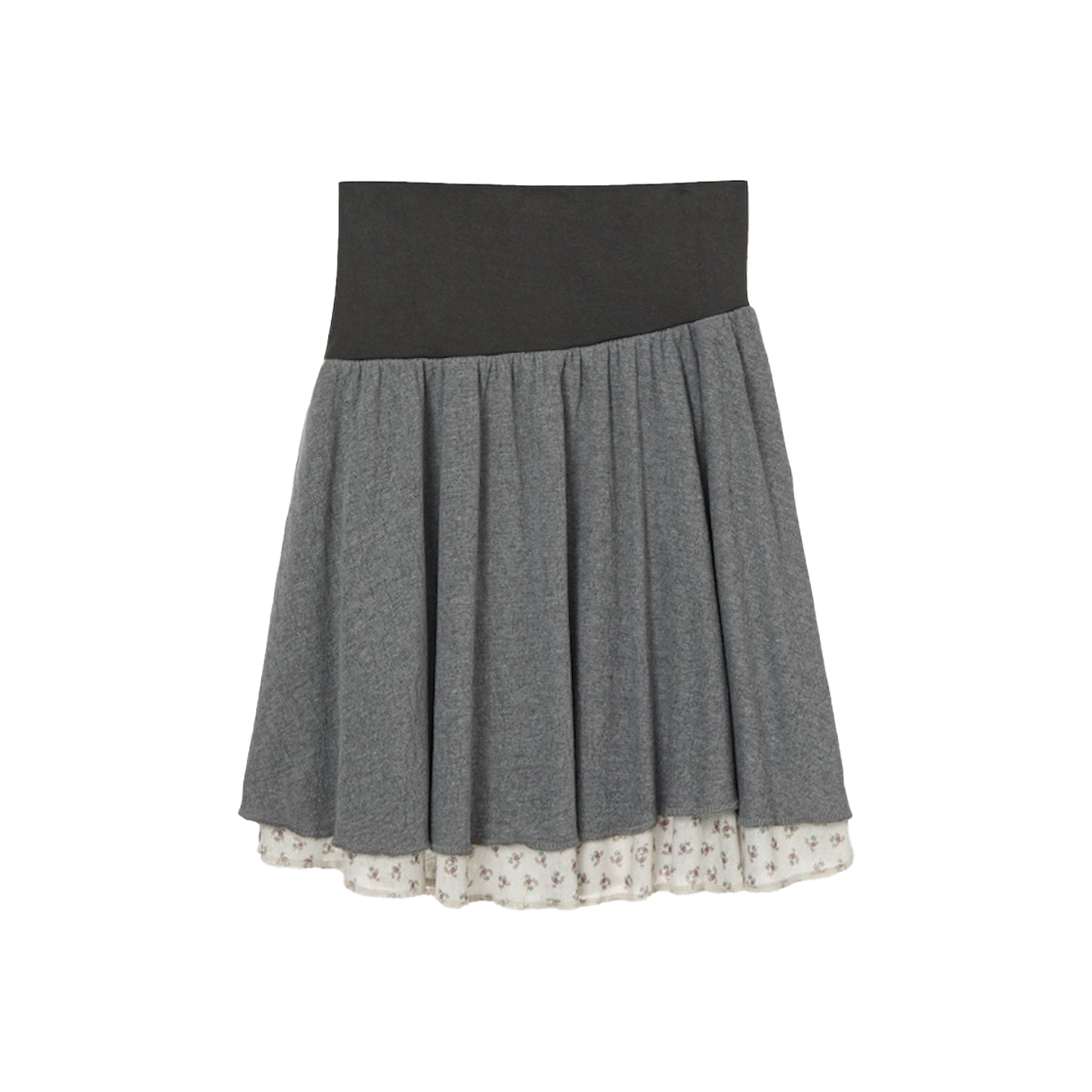 [오프라인 전용] 에이이에이이 우먼 레이어드 스커트 차콜 - 26SS([오프라인 전용] AEAE Women Layered Skirt Charcoal - 26SS) - 2