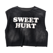 Punch Drunk Parties Sweet Hurt Sleeveless Washed Black