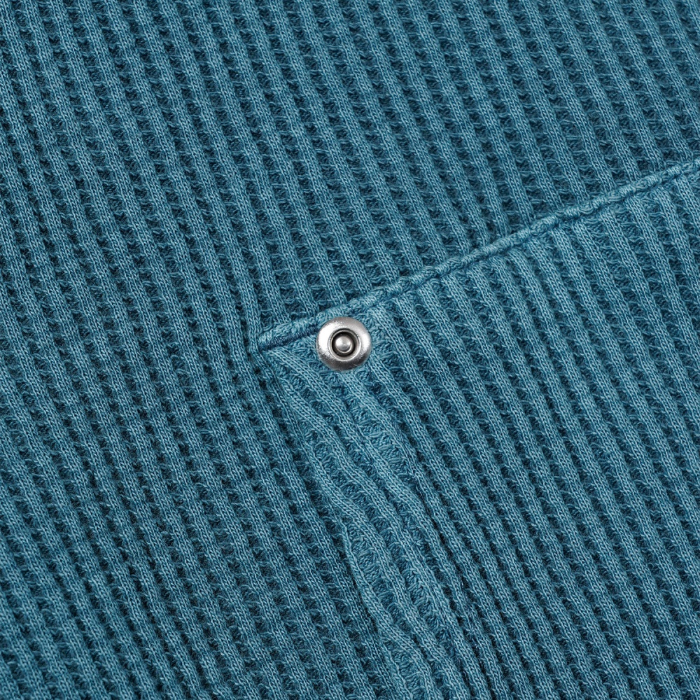 인세인개러지 워시드 와플 후디 - 틸(INSANE GARAGE Washed Waffle Hoodie_Teal) - 4