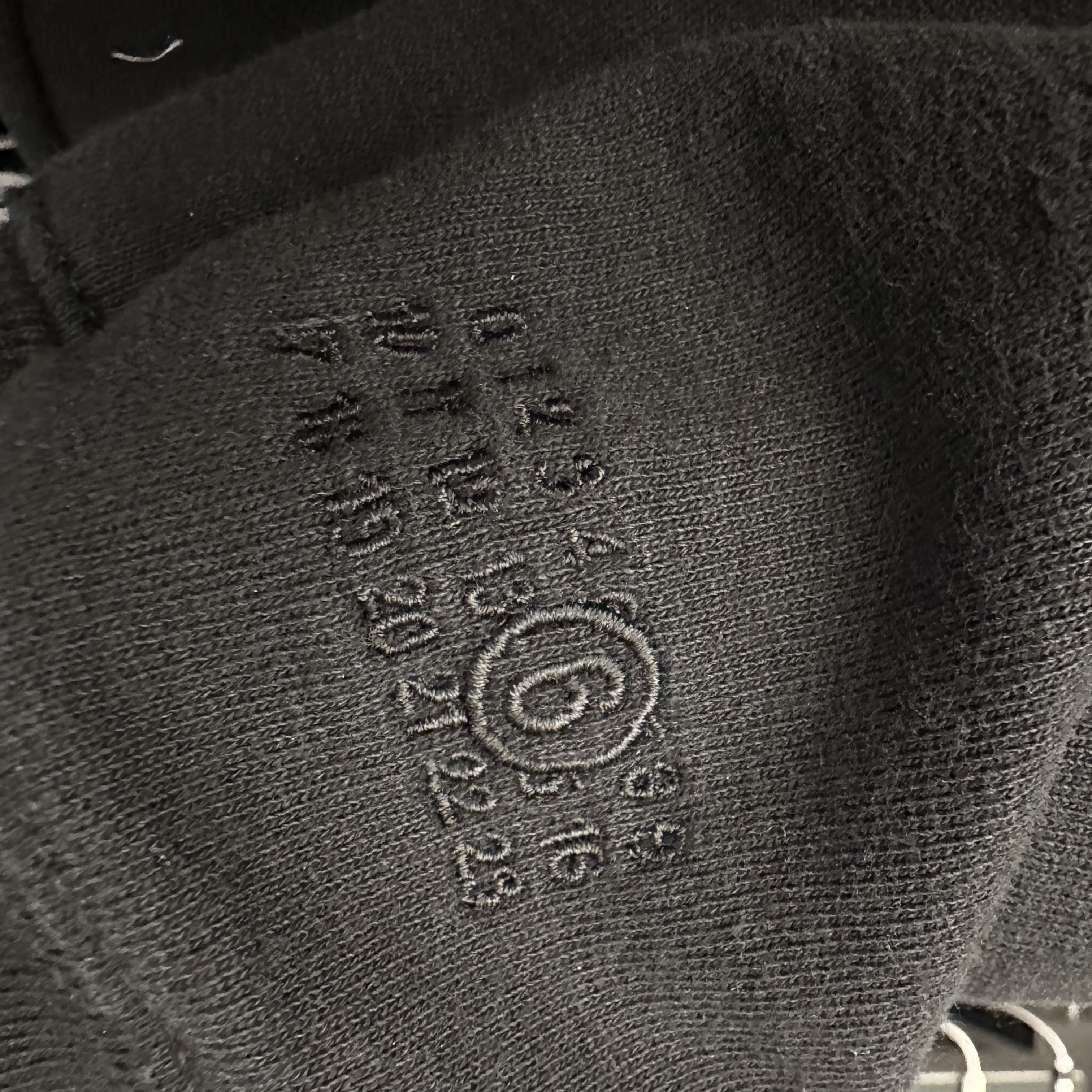 Supreme x MM6 Maison Margiela Box Logo Zip Up Hooded Sweatshirt Black - 26SS 착용 스타일 - 3