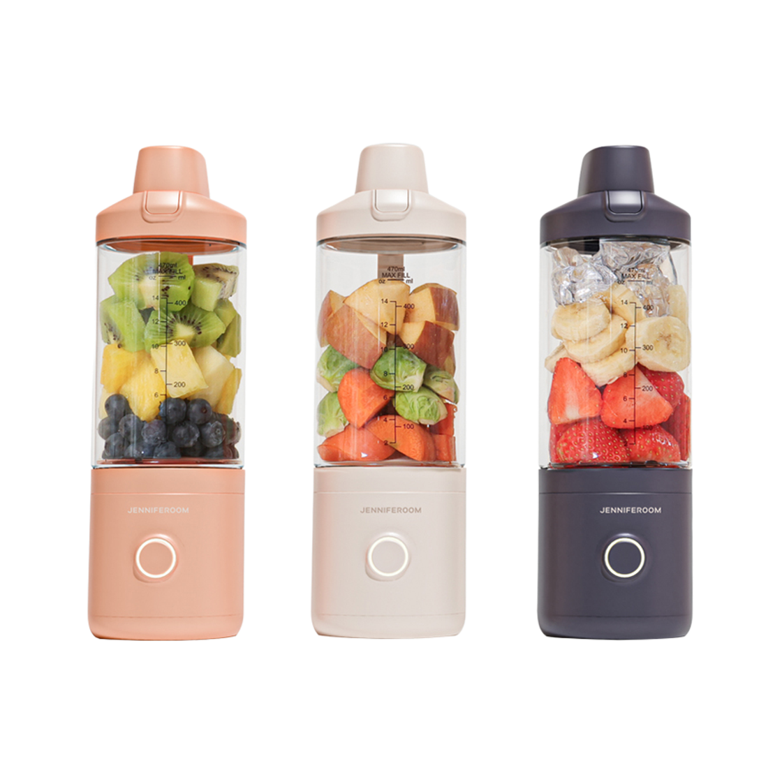 제니퍼룸 블렌드 러쉬 무선 휴대용 블렌더 (3color)(JENNIFEROMM Blend Rush Cordless Portable Blender (3 Colors)) - 1