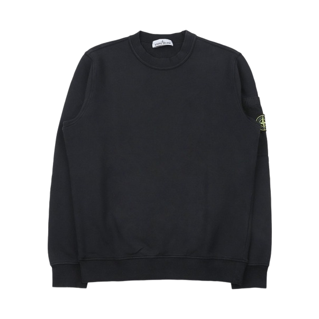 L1S1561000-19S0410-V0020 Stone Island 6100019 Cotton Fleece Crewneck Sweatshirt Navy Blue - 26SS