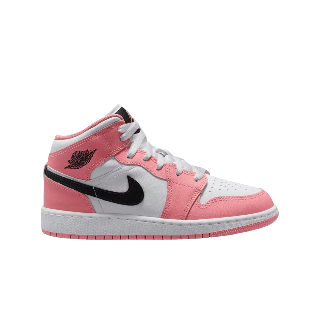 DQ8423-602 (GS) Jordan 1 Mid Pink Gaze White