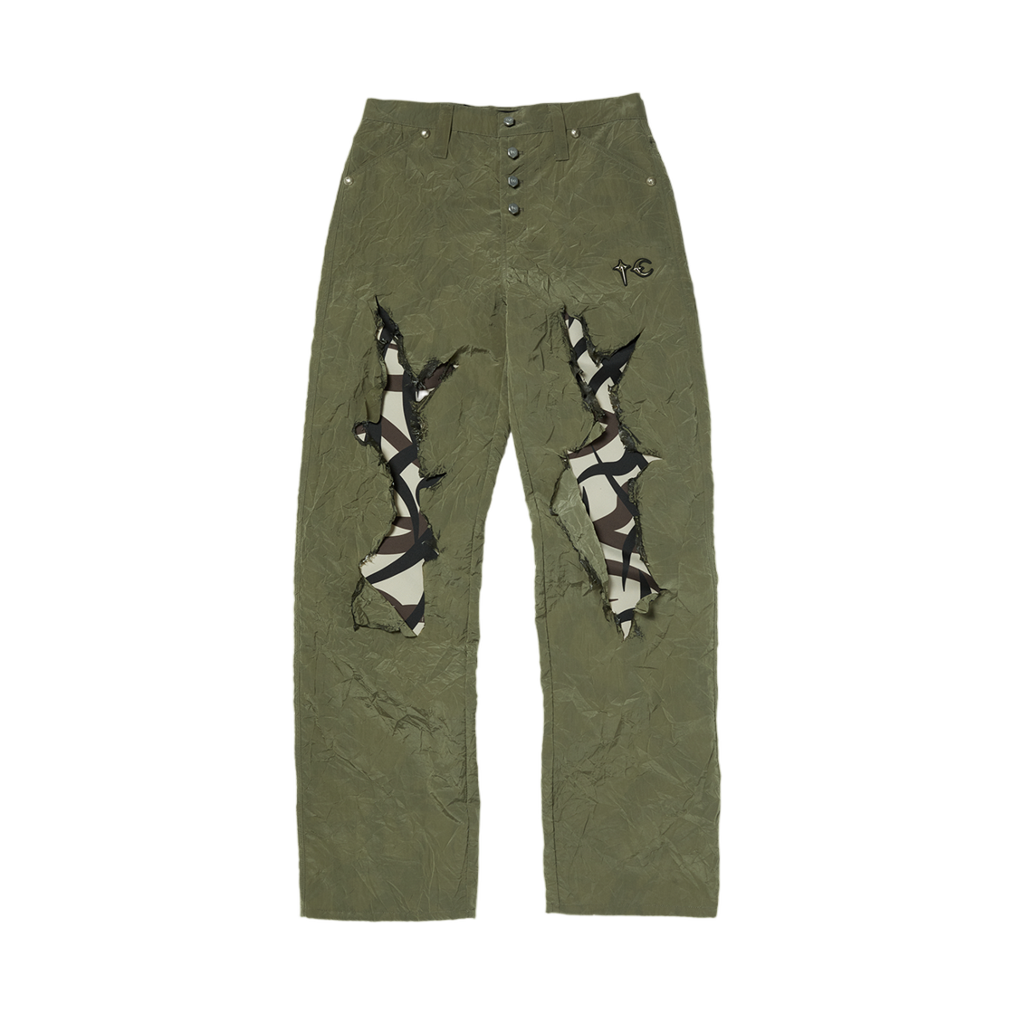 - Thug Club Burnt Tribal Camo Pants Khaki