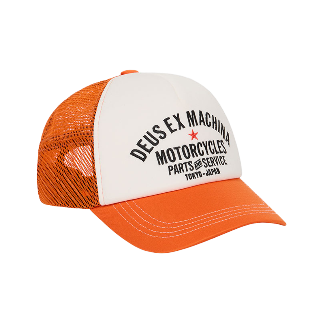 [6% 적립] 데우스 엑스 마키나 도쿄 오리지널 어드레스 트러커 오렌지([6% 적립] Deus Ex Machina Tokyo Original Address Trucker Orange)