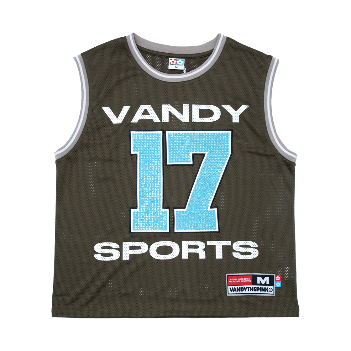 반디 더 핑크 크리스탈 베스킷볼 저지 브라운(Vandy The Pink Crystal Basketball Jersey Brown)