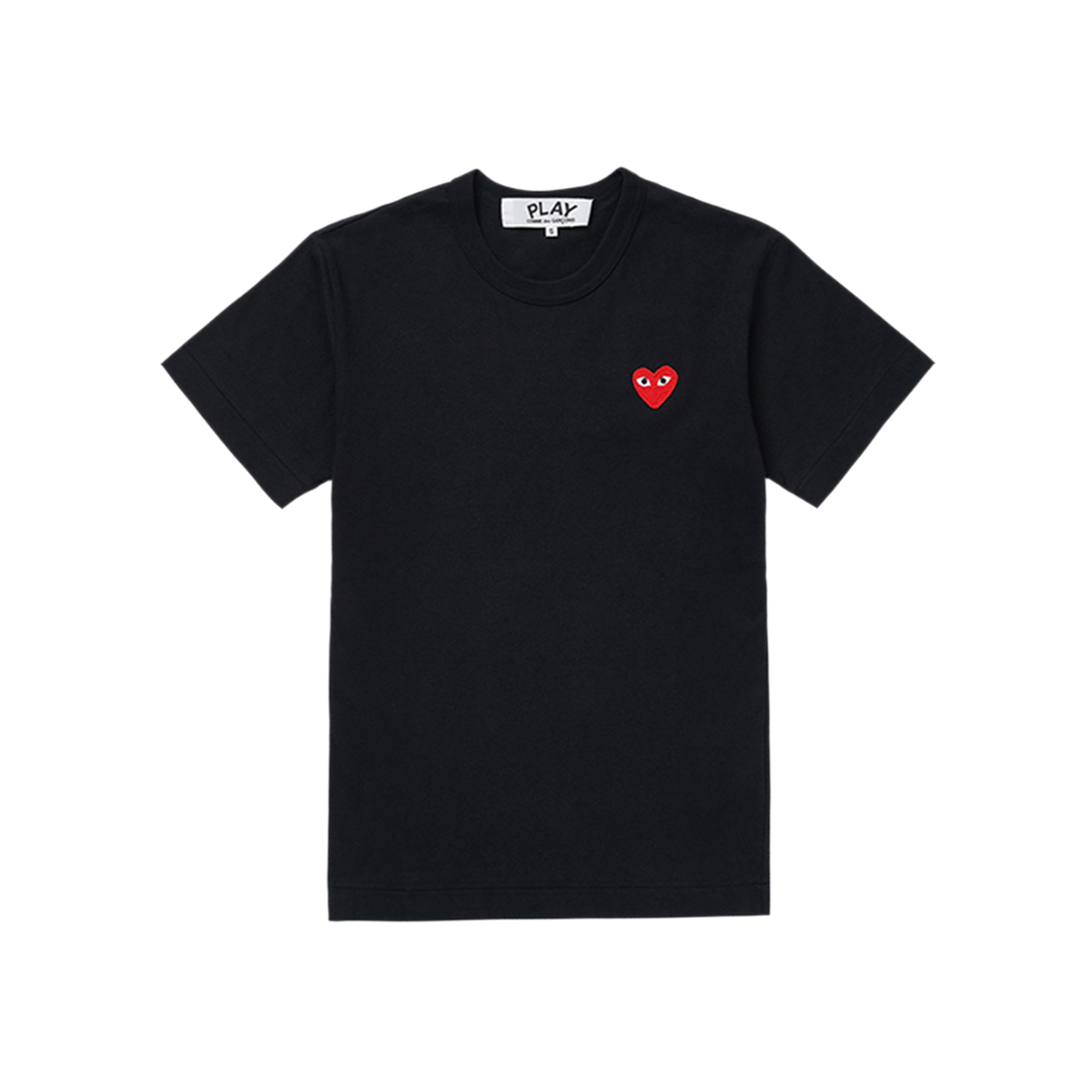 AX-T108-051 1 [20% 쿠폰] Play Comme des Garcons Red Heart T-Shirt Black