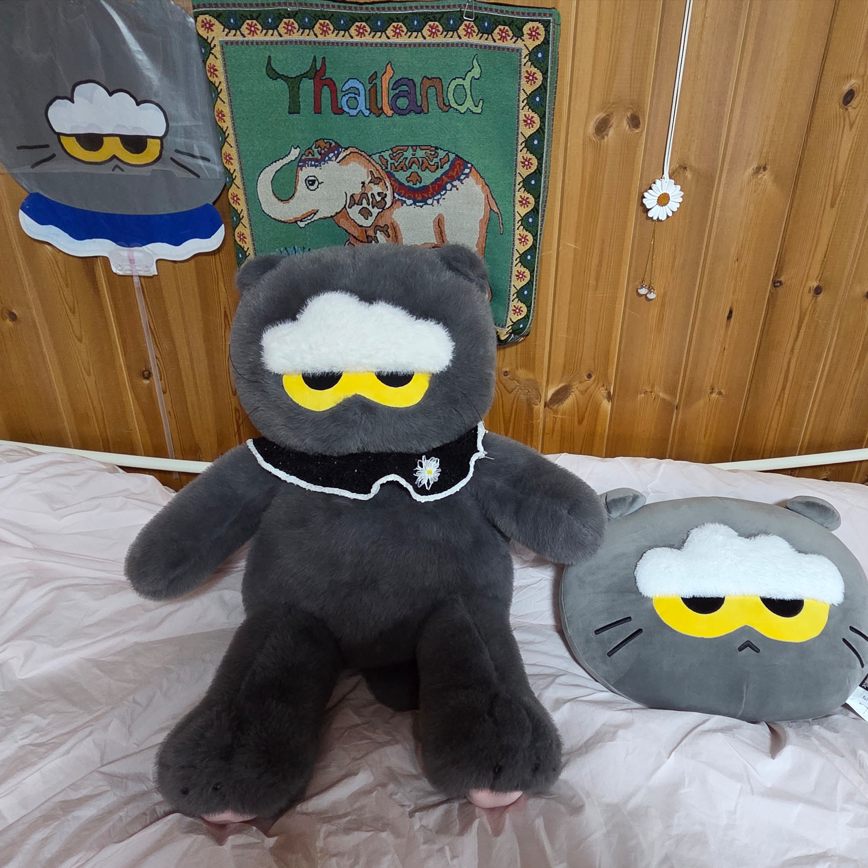 [ZO&FRIENDS] ZOA PLUSH_XL, [ZO&FRIENDS] ZOA CUSHION 착용 스타일