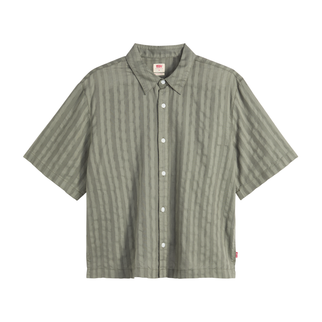005GH-0002 Levi's Short-Sleeve Lama Boxy Shirt Grey