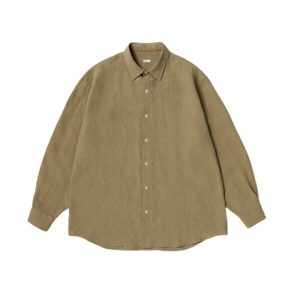 아프레쎄 헴프 레귤러 칼라 셔츠 베이지 - 26SS(A.Presse Hemp Regular Collar Shirt Beige - 26SS)