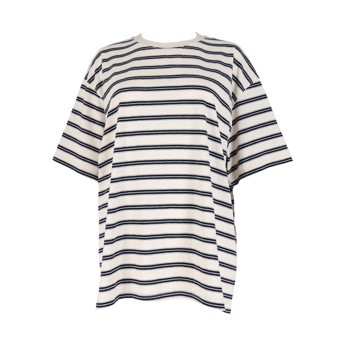 사유 스트라이프 비스킷 반팔 티 아이보리(sayuu Striped Biscuit Short-sleeve T-shirt ivory) - 1