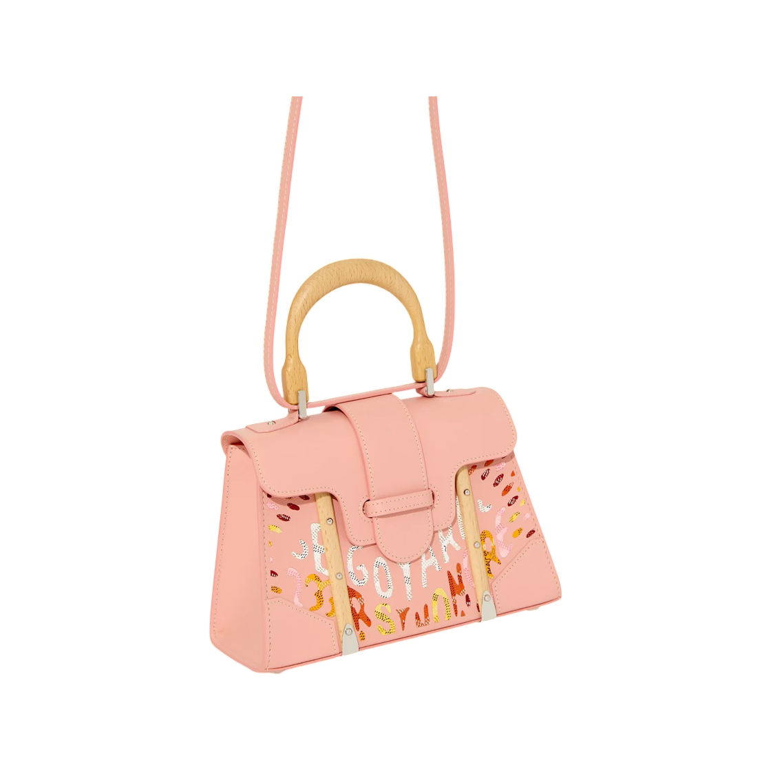 고야드 사이공 미니 스트럭쳐 백 마케트리 파우더 핑크(Goyard Saigon Mini Structured Bag Marquetry Powder Pink) - 2