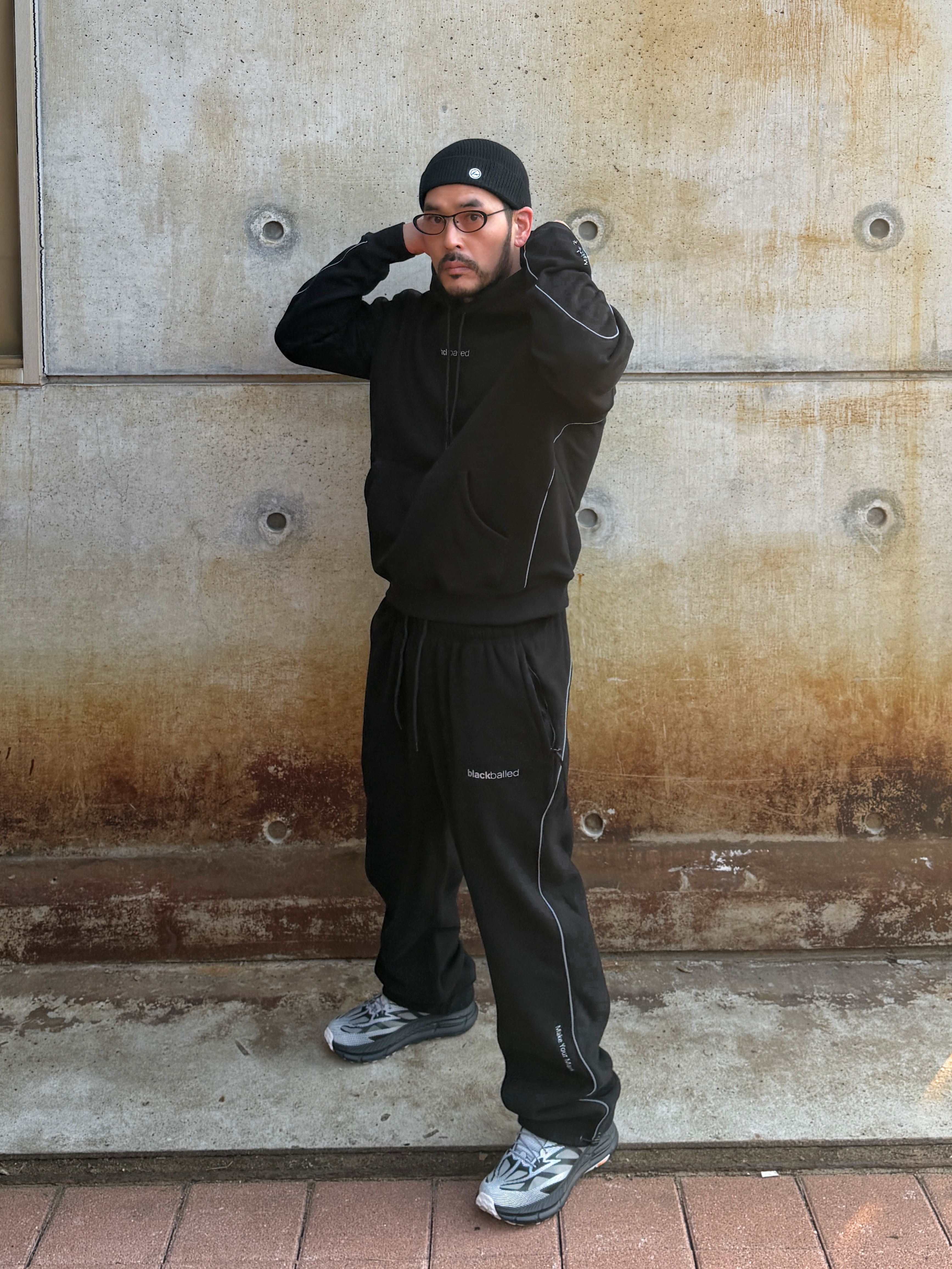 Hoka Mafate Speed 4 Lite TS Black White, (Kids) Frgmt Mini Mini Logo Beanie Black 착용 스타일 - 4