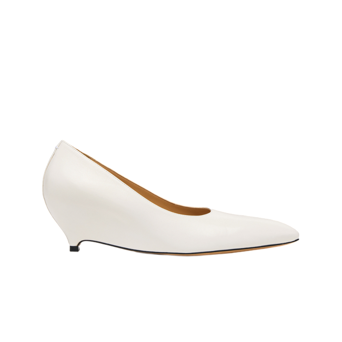 S39WL0182P7684T1003 (W) Maison Margiela Heel-less Kitten Pump White