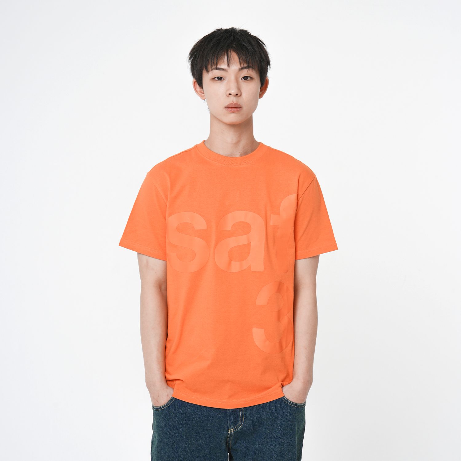 [KREAM 단독] 사파리스팟 베이직 사파리 티셔츠 오렌지([KREAM 단독] Safarispot Basic Safari T-Shirt Orange) - 2