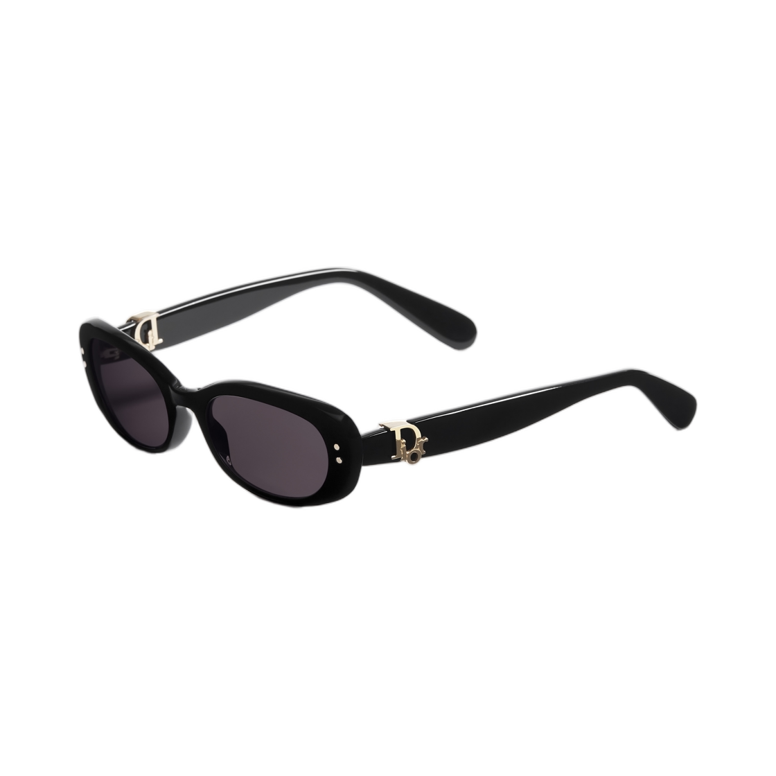 (W) 디올 오블리크 B1I 버터플라이 선글라스 블랙((W) Dior Oblique B1I Butterfly Sunglasses Black) - 2