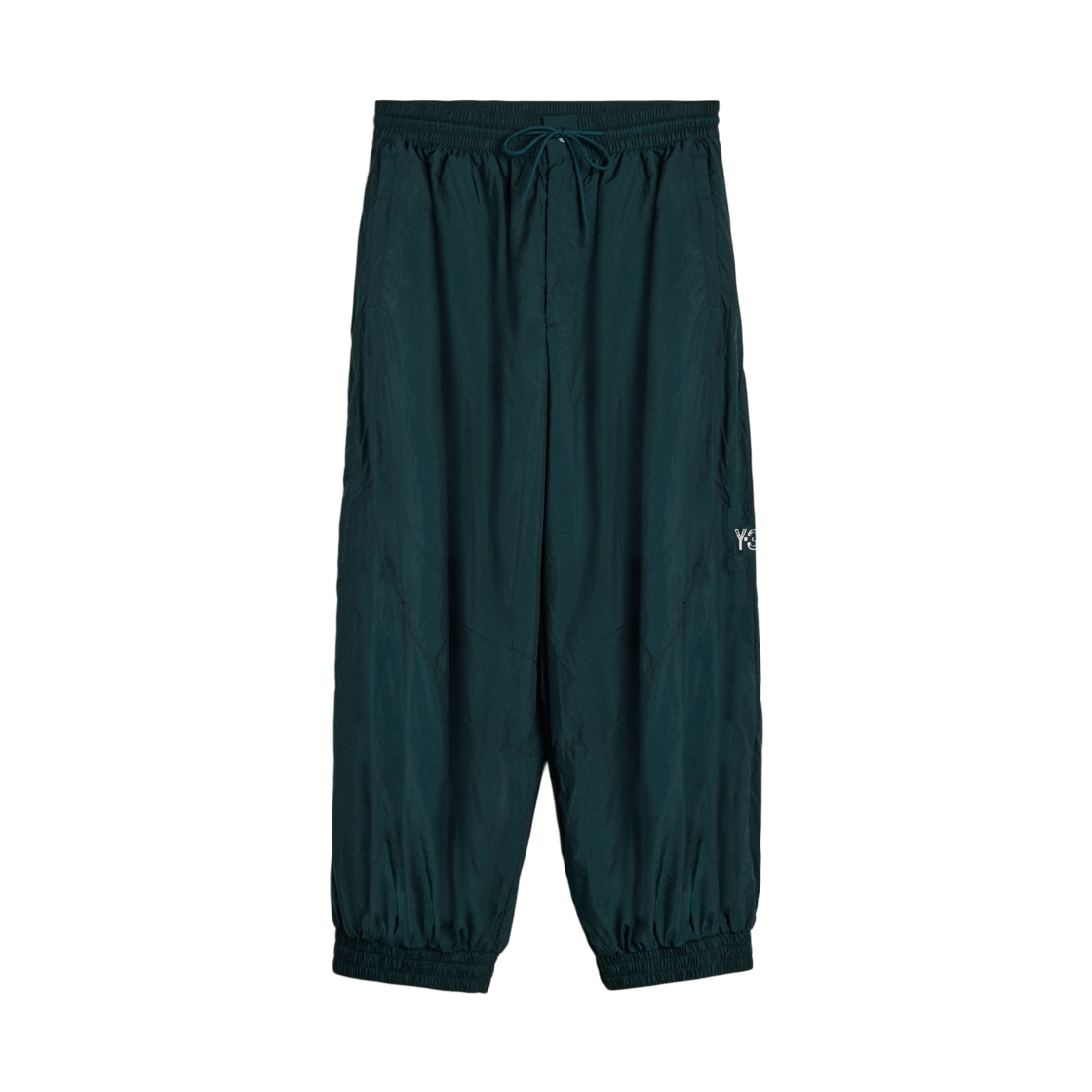Y-3 로우 엣지 삼선 나일론 쉘 팬츠 오로라 아이비 초크 펄(Y-3 Raw Edge 3-Stripes Nylon Shell Pants Aurora Ivy Chalk Pearl) - 1