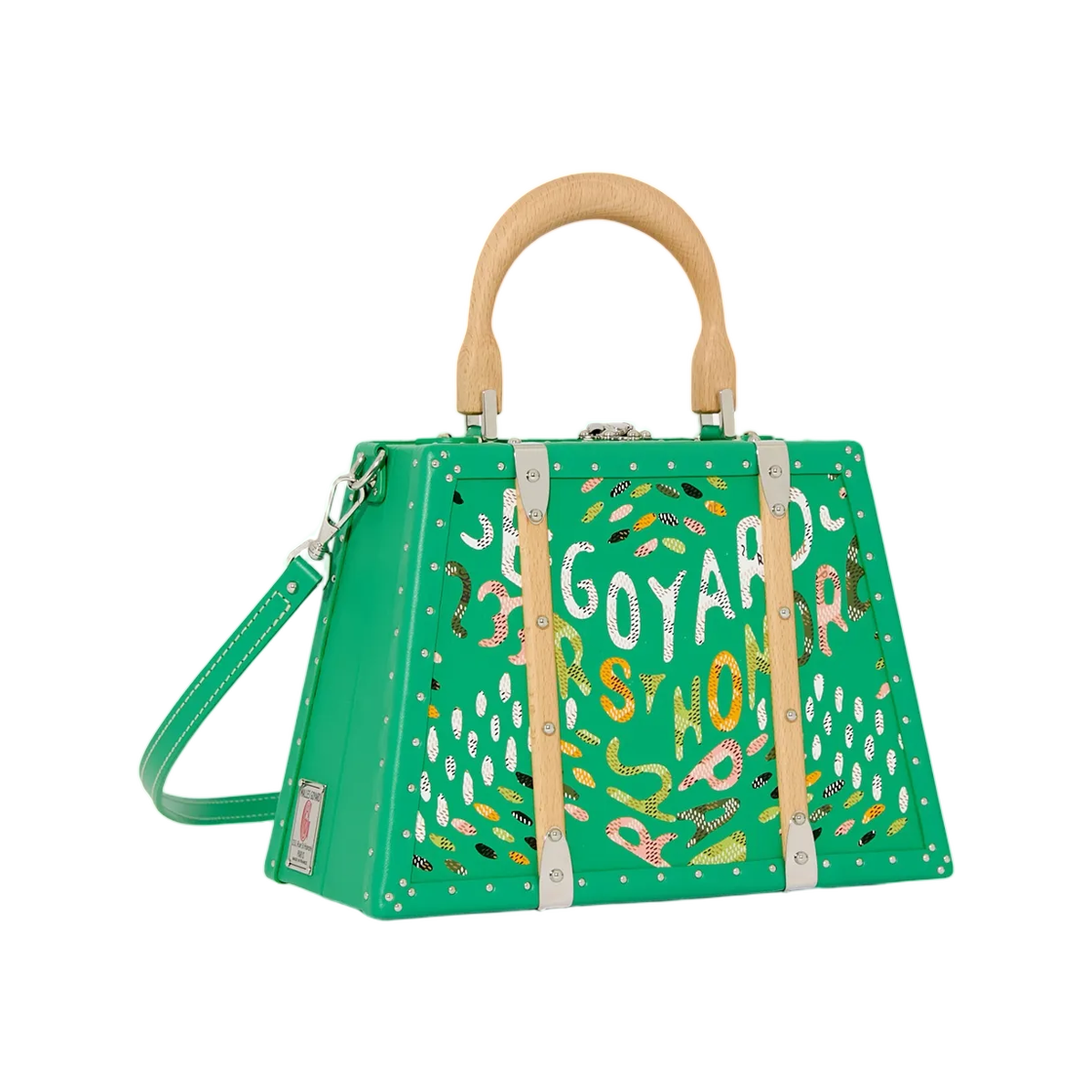 고야드 사이공 미니 트렁크 백 마케트리 메도우 그린(Goyard Saigon Mini Trunk Bag Marquetry Meadow Green) - 1