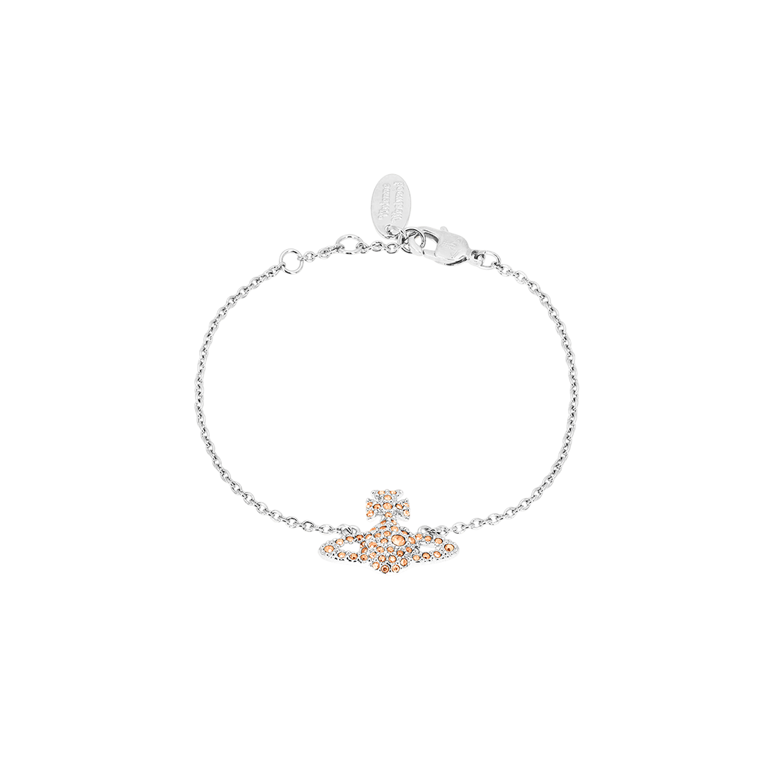 61020054 02P444 [20% 쿠폰] Vivienne Westwood Grace Bas Relief Bracelet Light Peach