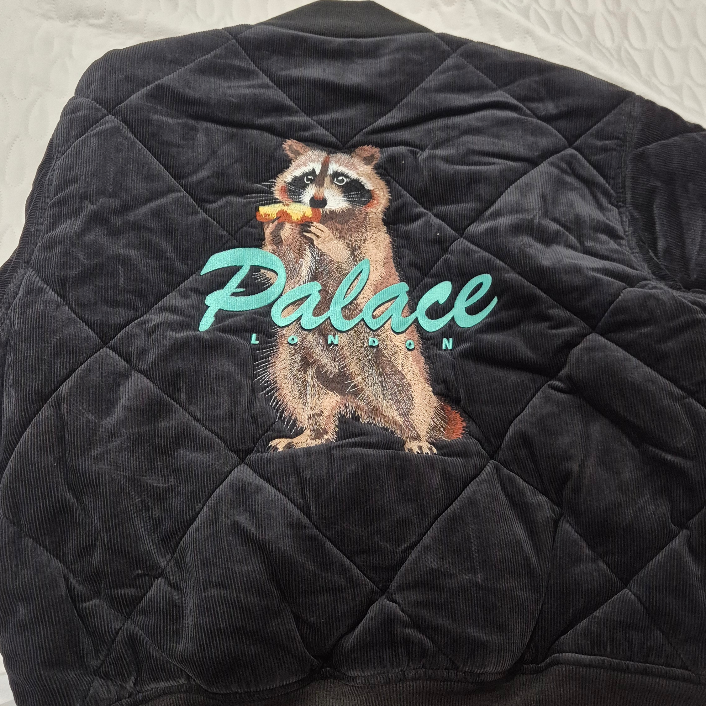 Palace Hungry Raccoon Jacket Black - 26SS 착용 스타일 - 1